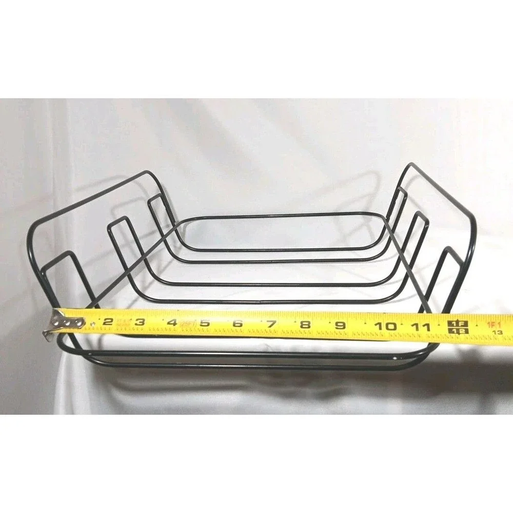 T-Fal Replacement 17x12 Black Powder Coated Non-Stick Roasting Rack
